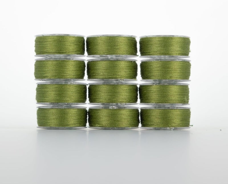 YLI Threads YLI Cotton Quilting Thread – 50 wt Egyptian Cotton for Piecing & Quilting - Low-lint & Strong - Class 15 Prewound Bobbins - Solitute - Image 2
